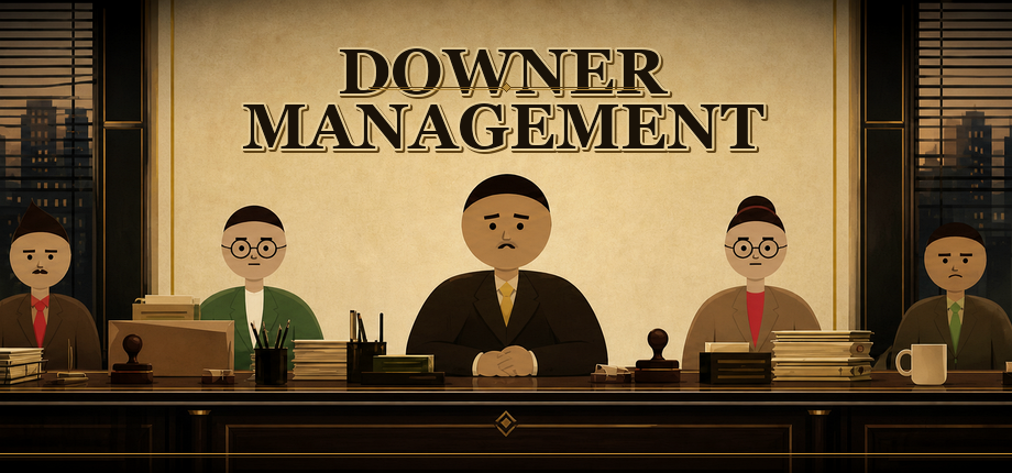 Downer Management header capsule